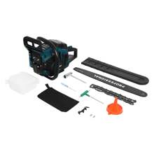 20 Inch Gas Chainsaw, 58CC 3.1HP Gas-Powered Chainsaw Gasoline Chainsaw Cutting Wood Gas Sawing Chain Saw Set With Tool Bag Large Fuel Tank For Wood Cutting, DIY Crafts, Farms - 黑色 - 查看 3