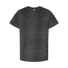 青少年男孩 LAT 精致平纹针织 T 恤（黑色爬行动物） - 黑色 - 查看 1