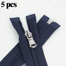 5 Pcs 5# Nylon Open Tail Zipper Multi-Color Clothing Coat Sportswear Zipper Single Open Zipper - 5# Nylon - View 13