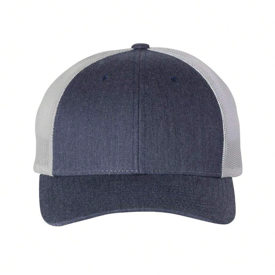 Richardson Low Pro Trucker Cap - (SA6423) - Navy Blue - View 1