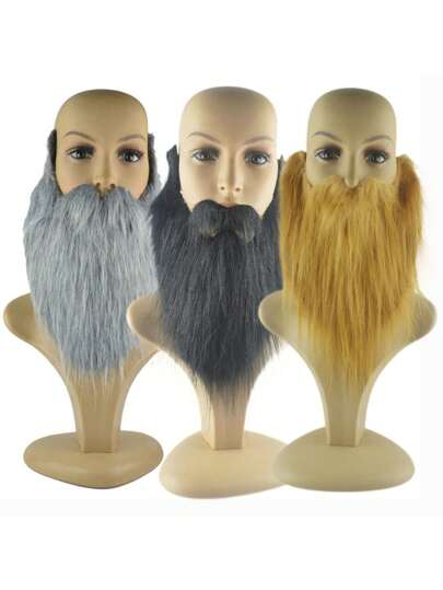 1pc Extra Large Faux Santa Claus Beard, Christmas Holiday Party Performance Costume Prop Halloween