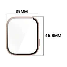 1pc PC + Tempered Glass Protective Case Compatible With Huawei Watch Fit 3