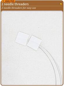 Bộ 1/2/4 kim thêu, 3 kích cỡ kim có thể thay thế, chiều dài có thể điều chỉnh - Nhiều màu - Xem 6