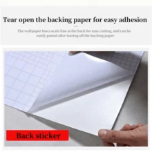 3D 自粘墙纸,高端家居无胶舒适乡村风格墙纸,适用于卧室、客厅、电视背景贴花 - 彩色 - 查看 12