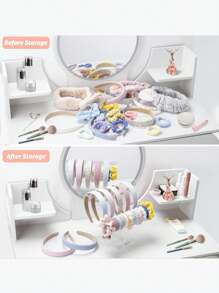 Acrylic Headband/Hair Band Display Stand Valentine Day Back To School - Clear - View 6