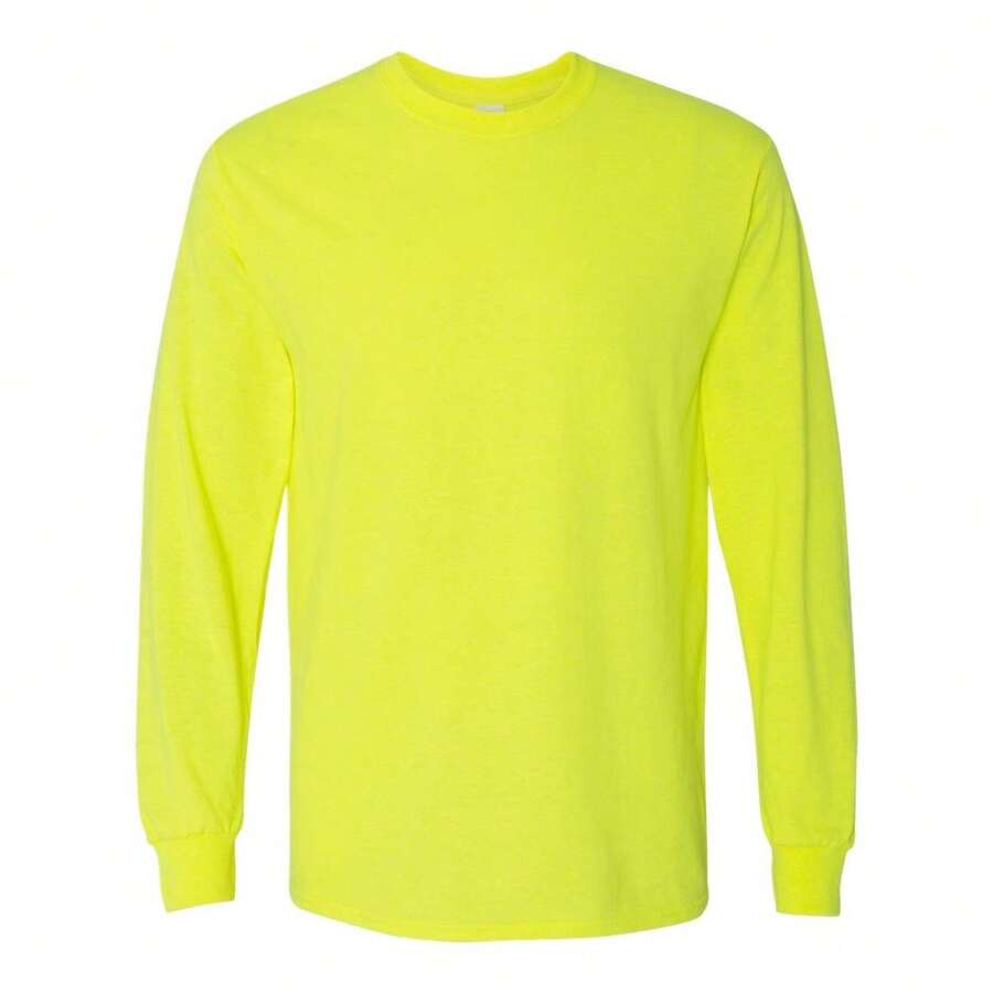 Gildan Heavy Cotton Long Sleeve T-Shirt - (SA94) - 綠色 - 查看 1