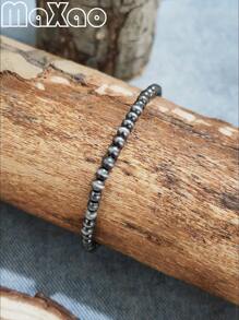 1 Stück Armband Im Vintage-western-stil Mit Mehrfarbigem Stein Und Wildem Cowboy-stil