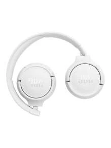 JBL TUNE520BT 蓝牙耳机 无线通话降噪耳机 耳机 57 小时电池寿命 蓝牙 5.3 - 白色 - 白色 - 查看 5