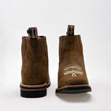 Botín Vaquera En Piel para Hombre 129406 color CAFE - Café - Ver 4