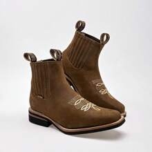 Botín Vaquera En Piel para Hombre 129406 color CAFE - Café - Ver 2