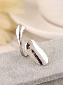 1pc Fashionable Nail Ring Finger Accessory, Suitable For Women Daily Wear - 彩色 - 查看 3