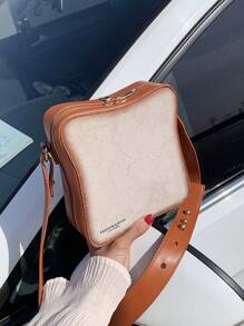 2pcs/Set Creative Personalized Bread & Egg Combo Crossbody Bag For Daily Use, For Teen Girls Women College Students, White-Collar Workers, Rookies & White-Collar Workers Perfect For Party, Prom, Dinner, Wedding, Shopping, Holiday, Beach, Vacation, Outdoors, Travel, Outings Best Personalized Gifts For Women, Mom & Girlfriends