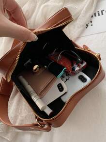 2pcs/Set Creative Personalized Bread & Egg Combo Crossbody Bag For Daily Use, For Teen Girls Women College Students, White-Collar Workers, Rookies & White-Collar Workers Perfect For Party, Prom, Dinner, Wedding, Shopping, Holiday, Beach, Vacation, Outdoors, Travel, Outings Best Personalized Gifts For Women, Mom & Girlfriends