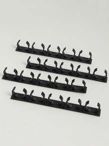 20 pezzi - Supporto organizzatore per barattoli di spezie per scaffale delle spezie da cucina, rastrelliera per barattoli di condimenti senza fori, molletta portaspezie, scaffale da parete, rastrelliera per barattoli di condimenti, molletta adesiva, accessori da cucina, negozi al dettaglio, boutique, supermercati, piccoli utensili da cucina