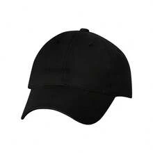 Sportsman Heavy Brushed Twill Unstructured Cap - 100% Cotton - (SA508) - Black - View 1
