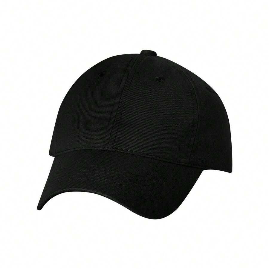 Sportsman Heavy Brushed Twill Unstructured Cap - 100% Cotton - (SA508) - Black - View 1