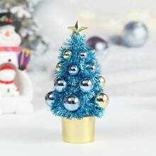 4 3.7in * 7in Christmas Mini Desktop Christmas Tree Ornaments Sweet Cone Tree Desktop Atmosphere Party Decoration Supplies Suitable For Living Room, Kitchen, Shop Window, Bar Desktop Christmas Desktop Ornaments Merry Christmas December 25th Best Gifts - Multicolor - View 10