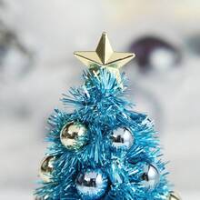 4 3.7in * 7in Christmas Mini Desktop Christmas Tree Ornaments Sweet Cone Tree Desktop Atmosphere Party Decoration Supplies Suitable For Living Room, Kitchen, Shop Window, Bar Desktop Christmas Desktop Ornaments Merry Christmas December 25th Best Gifts - Multicolor - View 9