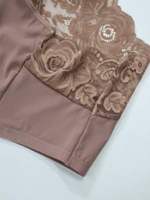 6pcs Plus Size Women Lace Patchwork Breathable Comfort Triangle Panties - 彩色 - 查看 6