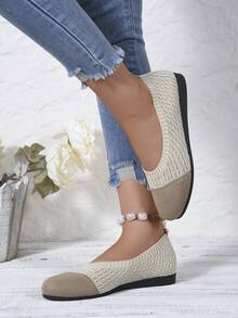Giày thể thao lười thường ngày, Thân giày bằng lưới thoáng khí, Thời trang mới nhất, Chống trượt, Giày đế bằng bền - Nhiều màu - Xem 4