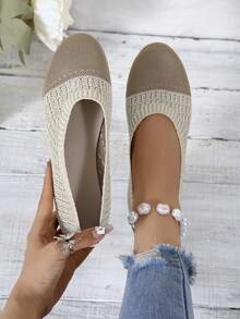 Giày thể thao lười thường ngày, Thân giày bằng lưới thoáng khí, Thời trang mới nhất, Chống trượt, Giày đế bằng bền - Nhiều màu - Xem 6