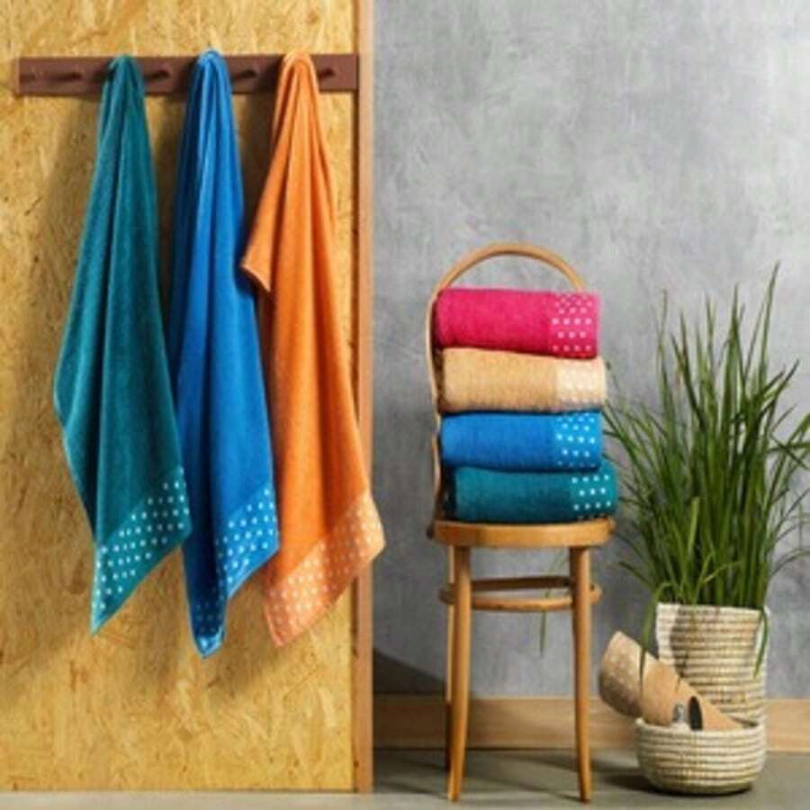 Vivaz 2 Bath And 2 Face Towel Kit 100% Cotton - 水鴨藍 - 查看 1