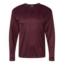 C2 Sport Performance Long Sleeve T-Shirt - 100% Polyester - (SA2484) - 紅木色 - 查看 1