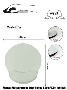 1 miếng đệm kê cổ tay chuột công thái học EVA, mềm mại và thoải mái, di động - Nhiều màu - Xem 9