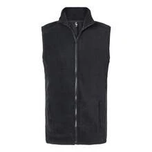 Polar Fleece Vest (Black) - 黑色 - 查看 1