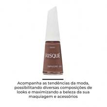Kit 4 Esmaltes Risque Tons de Marrons e Nude Hipoalergênico
