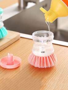 1件装多功能自动加液锅刷去污清洁刷家居百货厨房锅刷批发 - 彩色 - 查看 2