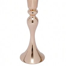 CNCEST 6 Stück Blumenständer, Metall-Trompetenvasen, Aufgeweiteter Flaschenkörper, 13 * 56.5cm, für künstlichen Blumen, Pinseln, Knospen, Girlanden und Sträußen - Gold - Übersicht 6