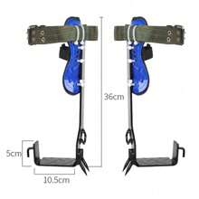 Tree Pole Climbing Spike Set Safety Belt Straps Portable For Outdoor Fruit Pick - Black - View 2