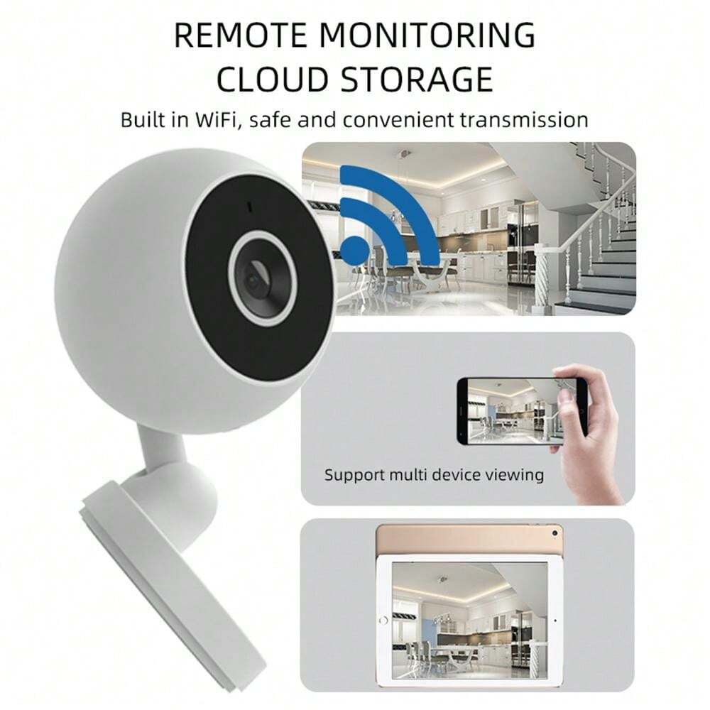 Vimtag Caméra De Surveillance Intérieure Pour Animaux 1080p - Rotation 355°, Vision Nocturne, Audio Bidirectionnel, Détection De Mouvement, Compatible Alexa
