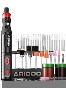 Portable Electric Polishing Machine Set, Suitable For Polishing, Grinding, Carving, Cutting, Drilling, USB Rechargeable Lithium Battery, Handheld Mini Electric Drill For Home Use, Polishing And Carving, Ideal For DIY Of Metal/Jade/Wood/Stationery/Glass/Plastic And Other Materials - Multicolor - View 6