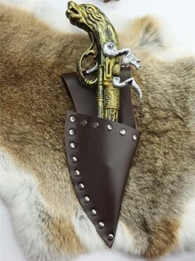 1 chiếc Túi đựng súng bằng da thuần chay cho thắt lưng thời trung cổ Viking Phục hưng Larp Steampunk Cướp biển Súng lục Bao da Flintlock Lễ hội Đạo cụ hóa trang ngoài trời Halloween - Nhiều màu - Xem 3