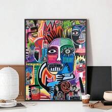 1PC B-Abst-Ract D-Basq-Uiats-APoster No Framed Poster Kraft Club Bar Paper Vintage Poster Wall Art Painting Bedroom Study Stickers Frameless, Canvas