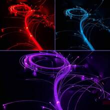 Light Up Dance Whip Led RGB Glowing Whips 7 Color Changes Rechargeable Fiber Optic Whip,Christmas - Black - View 10