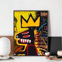 1PC B-Abst-Ract D-Basq-Uiats-APoster No Framed Poster Kraft Club Bar Paper Vintage Poster Wall Art Painting Bedroom Study Stickers Frameless, Canvas