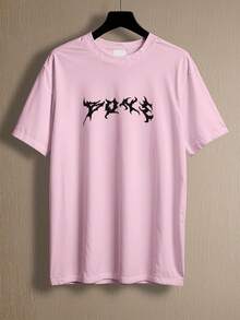 T-Shirt Cute Skeleton Bone Shirt REF 4239 FLUXO FX - 淺粉色 - 查看 2