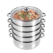 30cm 5-Layer Stainless Steel Steam Cooker Steam Cooker Steam Cooker Steam Cooker Steam Cooker - Silver - View 2