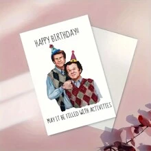 1 buah Kartu Ulang Tahun Lucu untuk Saudara Laki-laki, Hadiah Komedi Sempurna untuknya, Kartu Ulang Tahun Lucu untuk Siapa Saja, Natal - MultiWarna - View 3