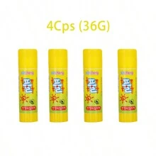 4 thanh keo dán hoạt hình PVA (36g), Văn phòng phẩm cho học sinh, Đồ dùng văn phòng, Keo dán tự làm, Màu trắng - Nhiều màu - Xem 14