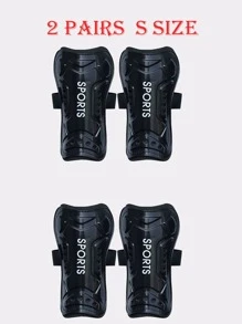 2 Pairs S Size Children & Teen Professional Football/Cycling Leg Protector, Shin Guard, Football Socks, Leg Pads, Leg Support
