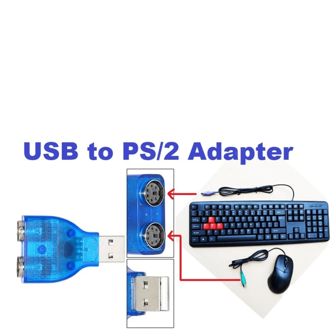 Sanoxy USB To Dual PS2 Keyboard Adapter For Keyboard, Mouse SHEIN USA
