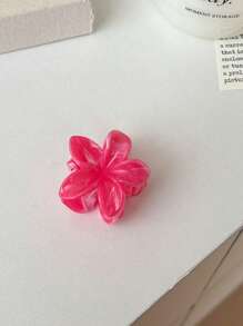 Set de 2 pinzas de pelo con flor de acrílico degradado elegante y pequeño, accesorios de peinado chic para recogido de mujer, regalos del Día de San Valentín, pinzas de pelo, sujetadores de pelo, pinzas de pelo