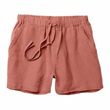 Kit 2 Premium Linen Shorts Luxury Men's Bermuda Shorts For Beach Fashion - 乾枯玫瑰色 - 查看 4