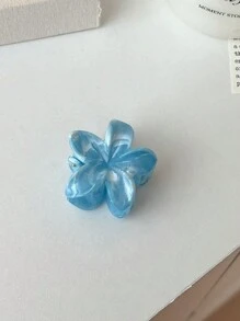 Set de 2 pinzas de pelo con flor de acrílico degradado elegante y pequeño, accesorios de peinado chic para recogido de mujer, regalos del Día de San Valentín, pinzas de pelo, sujetadores de pelo, pinzas de pelo