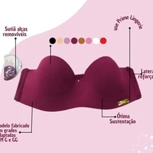 STRAPLES BRA REMOVABLE STRAPS COMFORT SUPPORT - 彩色 - 查看 2