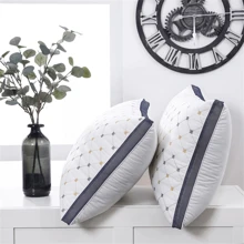 1pc Luxury Hotel Pillow, Quilted, Machine Washable, High Quality, Suitable For Side/Back Sleeper, Home & Office Use